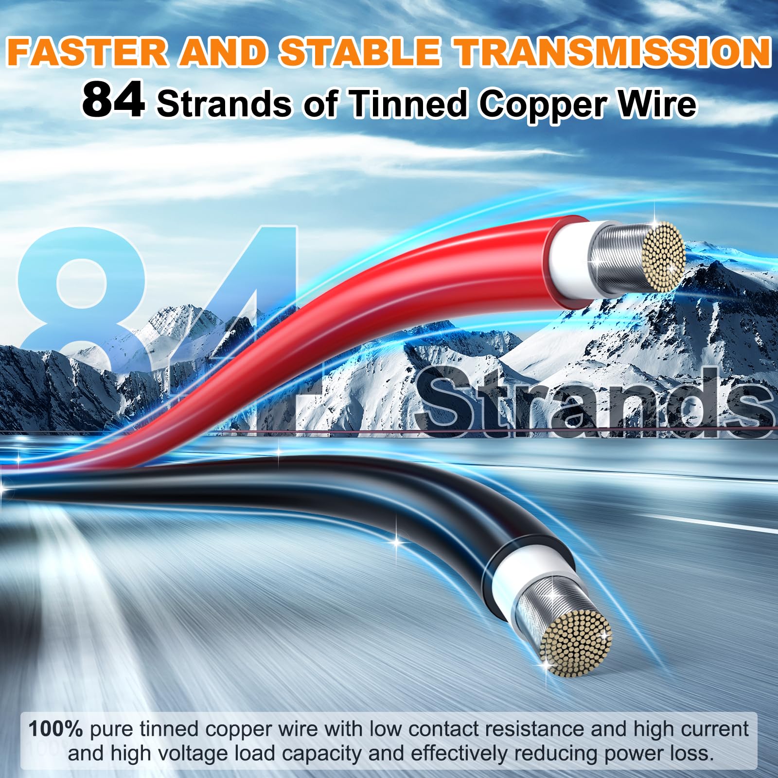 Oududianzi 2 cables solares fotovoltaicos de 10 AWG de 150 pies
