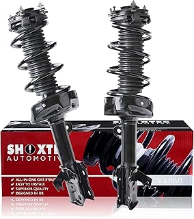 Shoxtec Front Pair Complete Struts Replacement for 2007-2014 Honda CR-V Coil Spring Assembly Shock Absorber Repl. Part no. 272492 272491
