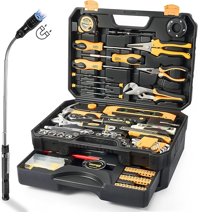 Tool Set, Tool Box Kit for Mechanic and Car