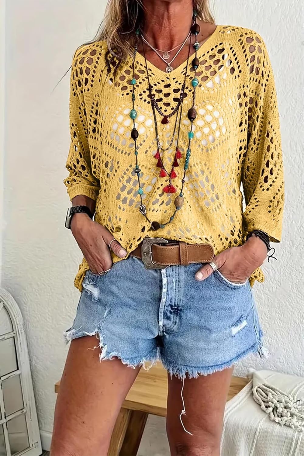 Bohemian-Inspired Crochet Tops