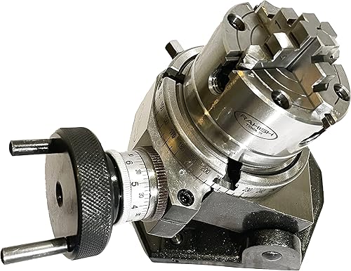 Miniatura 9 de Mesa giratoria inclinable 4" pulgadas (3.937 in) 4 ranuras para fresadoras herramienta