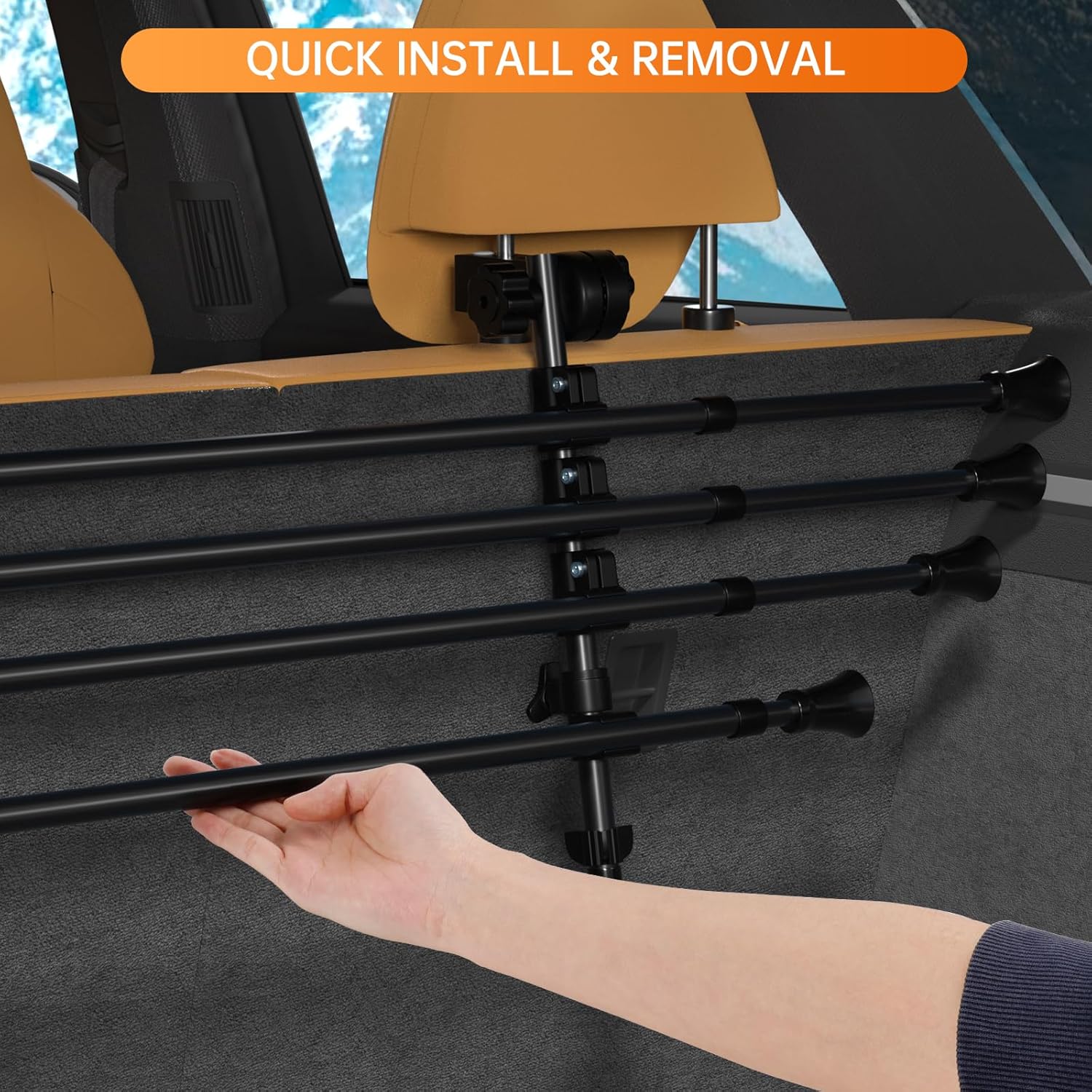 Luggage Compartment Dog Guard Protective Grille for Car SUV Station Wagon Universal