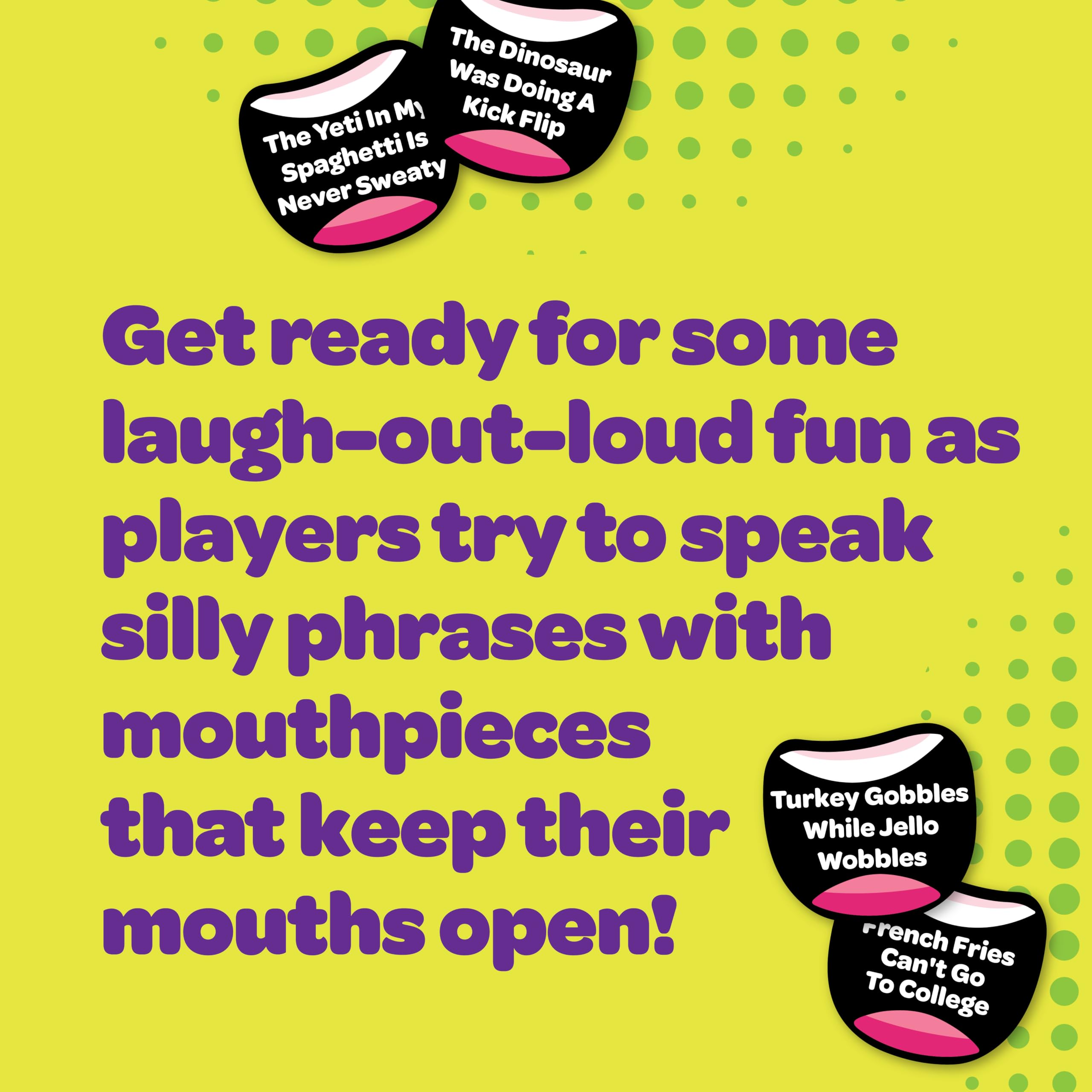 Gioco di carte Mouth Off - Giochi per famiglie per bambini e adulti, indovina la frase prima che scada il timer, notte di giochi in famiglia, 4-8 giocatori, età 8+