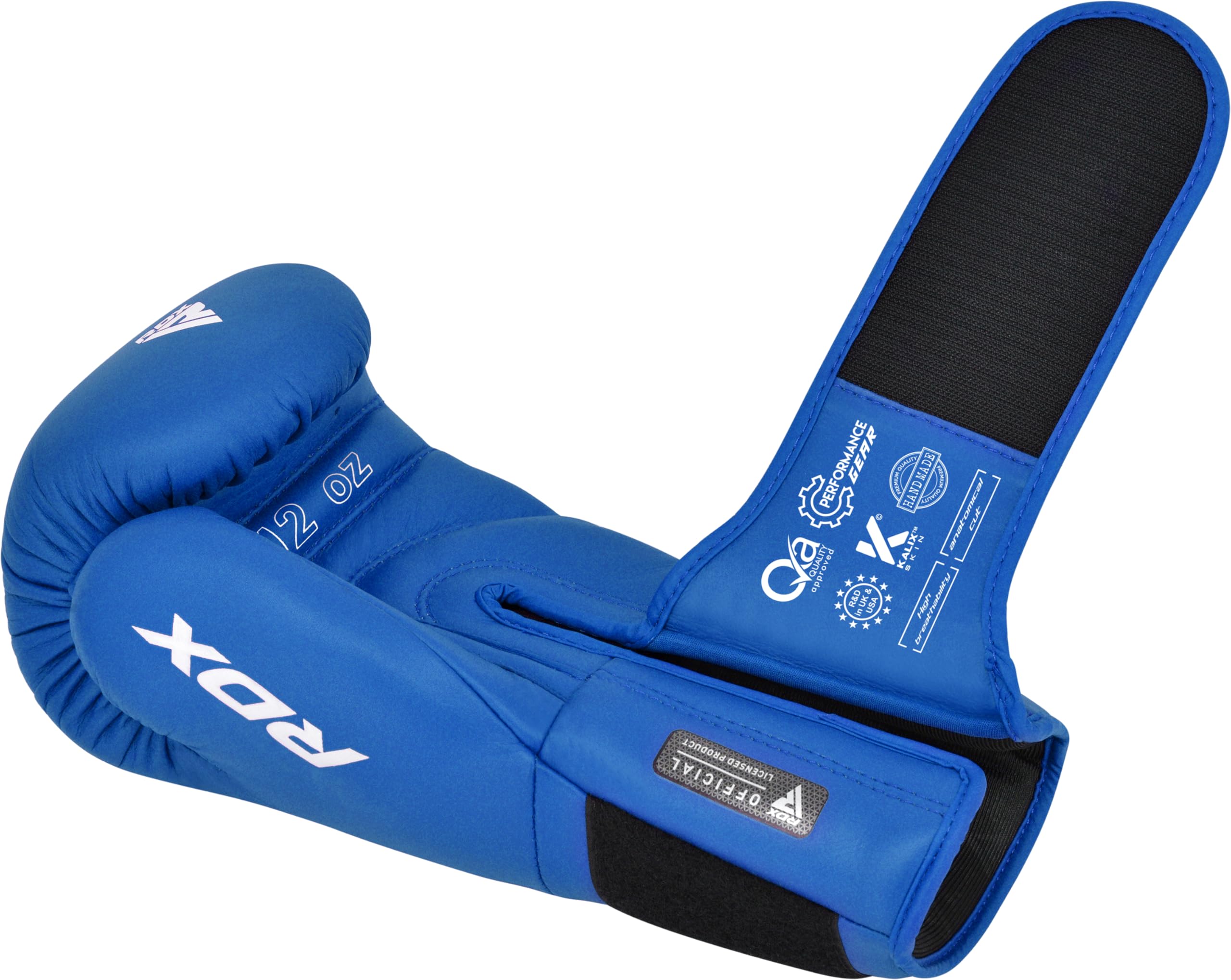 RDX Amateur Competition Boxing Gloves AS1-12OZ Blau