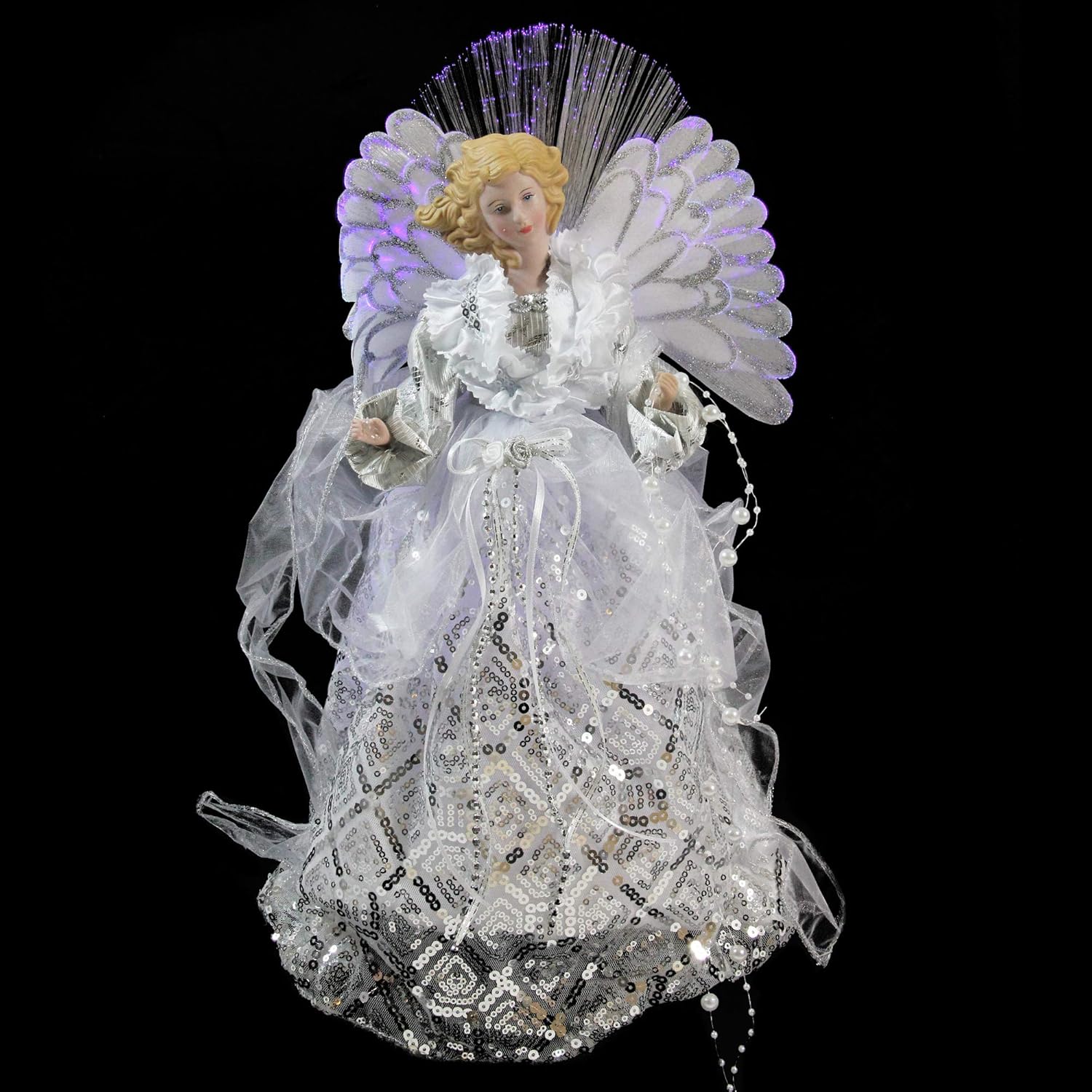 Northlight NL00927 32623517 Angel Gown Christmas Tree Topper, 16"