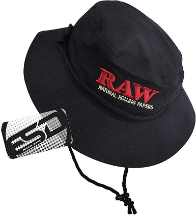 RAW Black Smokermans Hat Large Sized 