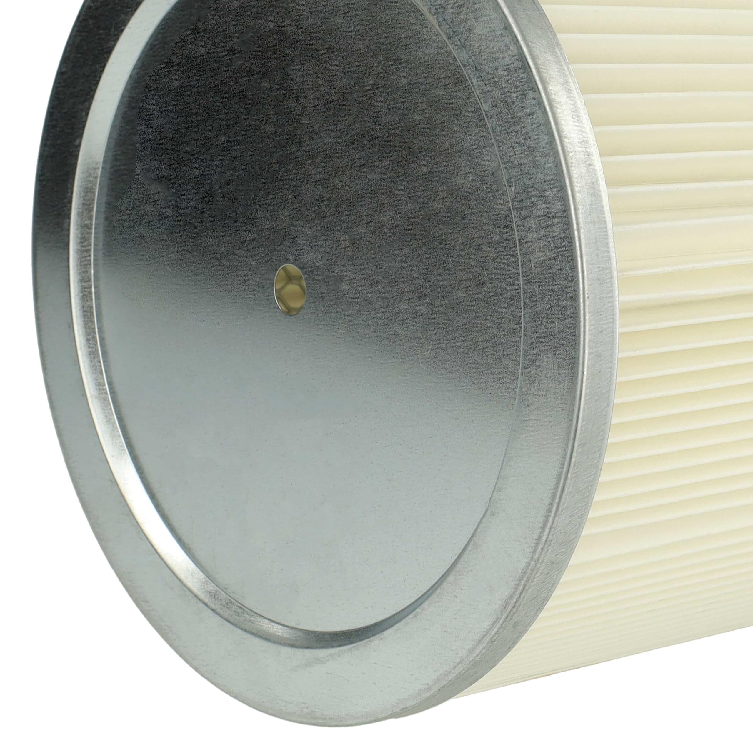 vhbw 4x Filtro plisado reemplaza Kärcher 6.904-325.0, 6.904-048.0 para aspiradora - blanco lavable