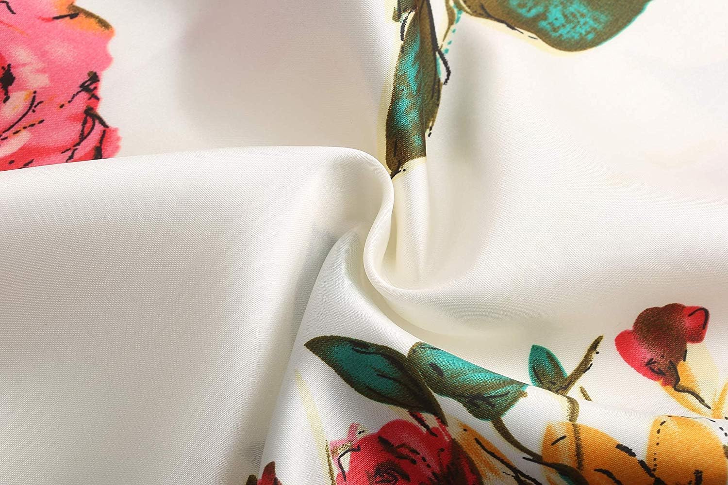 QXQTER Peony Floral Silk Kimono Robe Wedding Bridesmaid Robes Dressing Gown Nightgown for Girls - Image 2