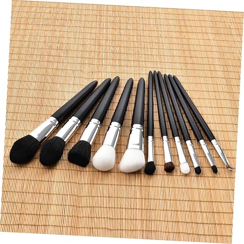 Miniatura 5 de POPETPOP Cepillo de prevención de maquillaje de desperdicio, cepillo de pelo de cabra para mujer, brochas de maquillaje Bling Maquillaje para mujer,