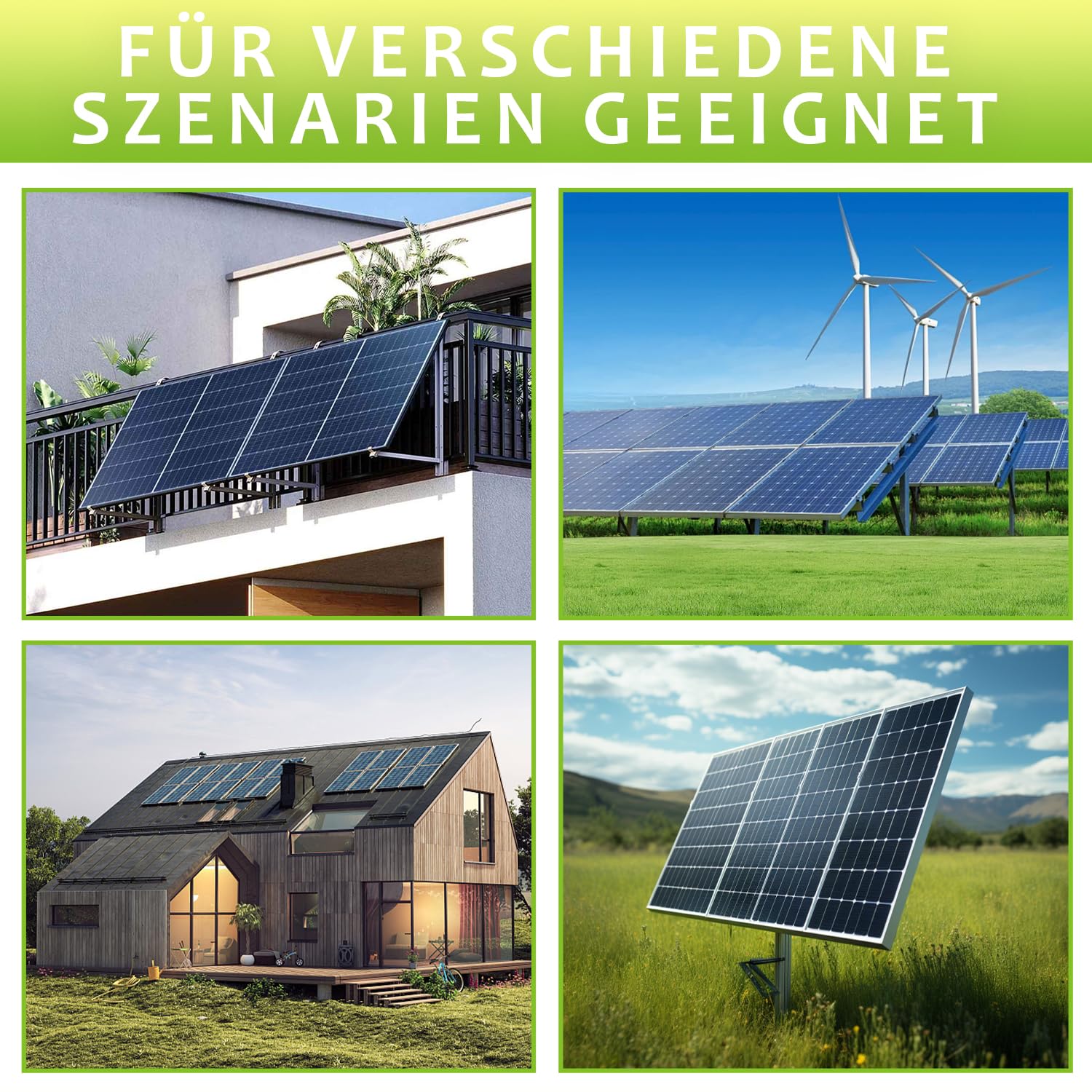 Topsolar 30W 12V Mono Solarpanel‑Set mit Laderegler für Batterie‑Aufladung