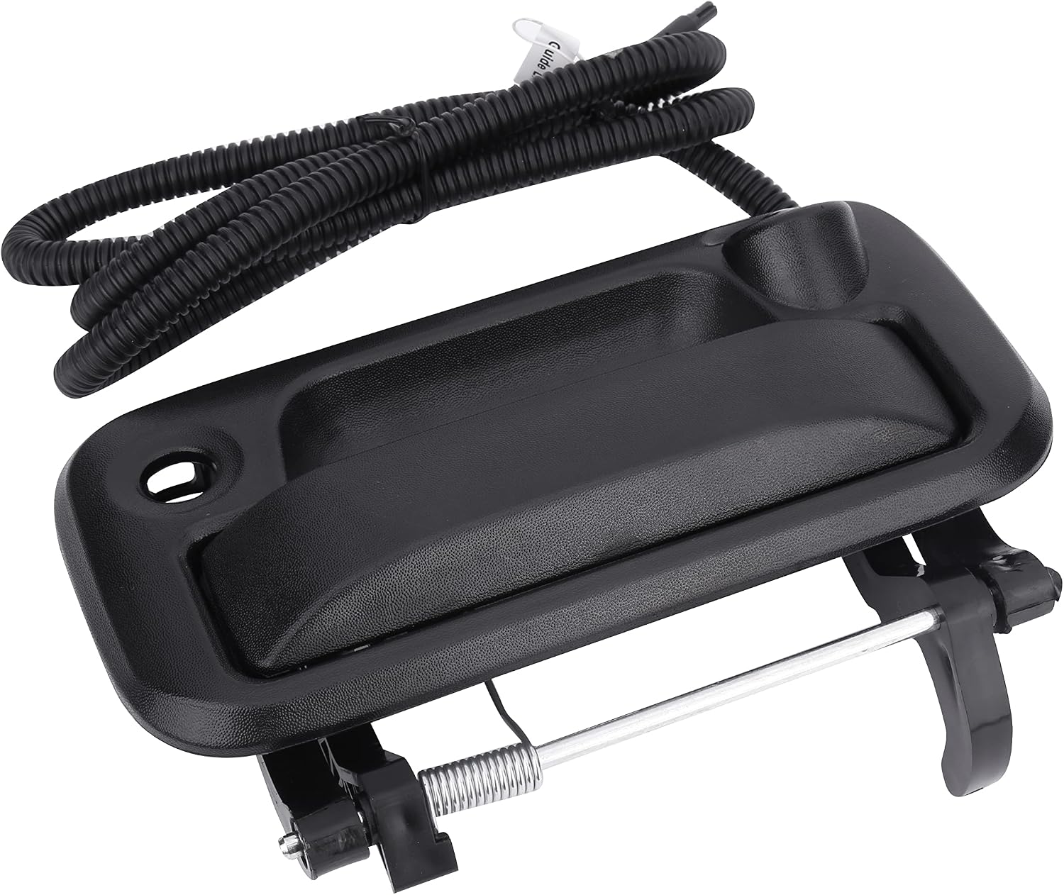 Tailgate Car Backup Rear View Camera Handle Trim Bezel - Compatible with Ford Truck Vehicles - 2004-2014 F150, 2008-2016 F250, F350, F450, F550 Super Duty - Black Tail Gate Rear Door Handle