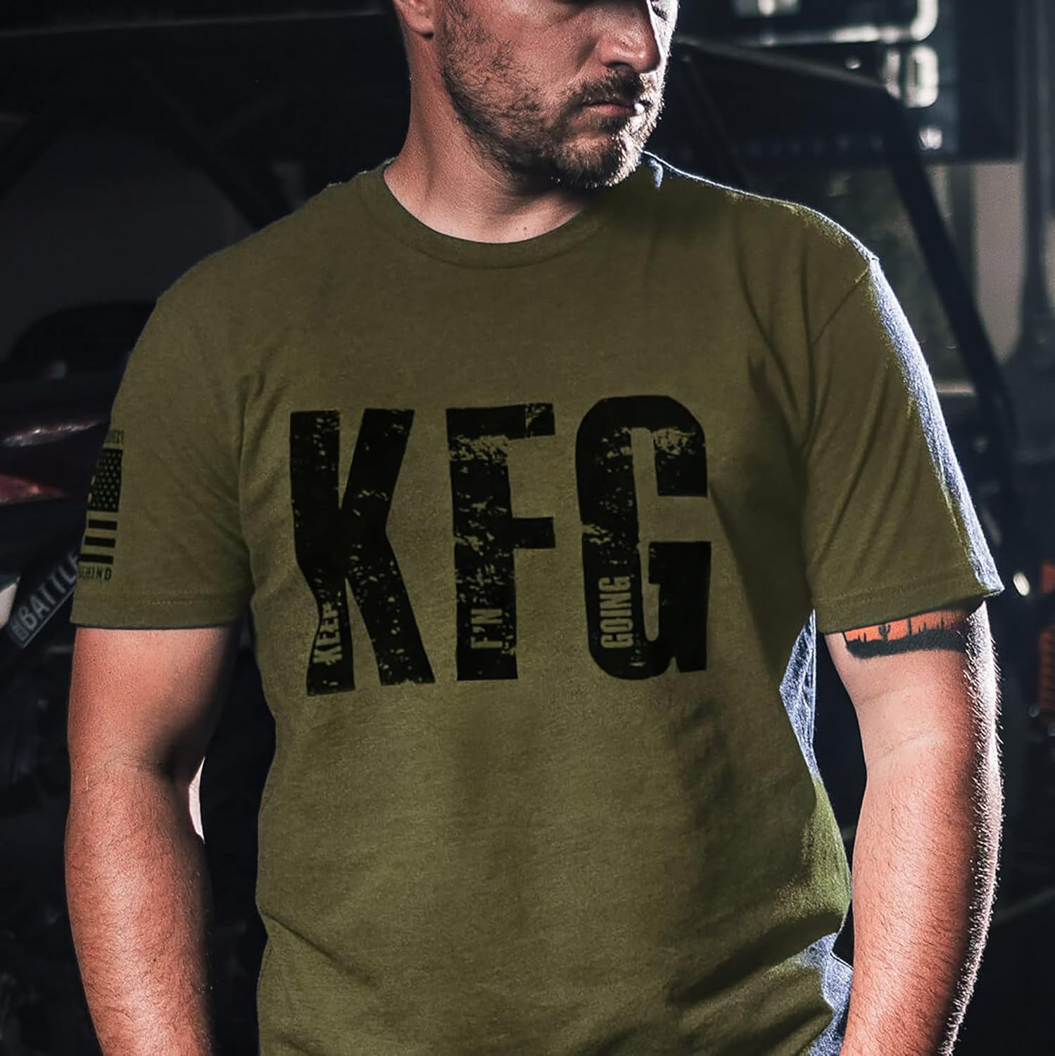 Til Valhalla Project KFG Graphic Tee | Veteran Owned & Operated | Proudly Printed in The USA