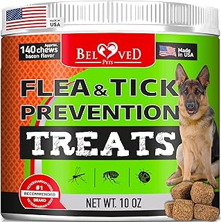 Flea and Tick Prevention Chewable Pills for Dogs and Cats - Revolution Oral Flea Treatment for Pets - Pest Control & Natur...