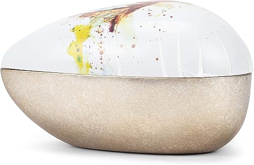 Miniatura 3 de DEMDACO Figura de colibrí acuarela Splash 4 x 3 resina piedra arte corazón Keeper