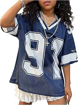 Amazon.com: BEAUDRM Girl's Jersey Shirts Leopard Number Print