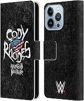 Vista 71 de Head Case Designs Officially Licensed WWE American Nightmare Flag Cody Rhodes Leather Wallet Case Compatible with Apple iPhone 7 Plus/iPhone 8 Plus