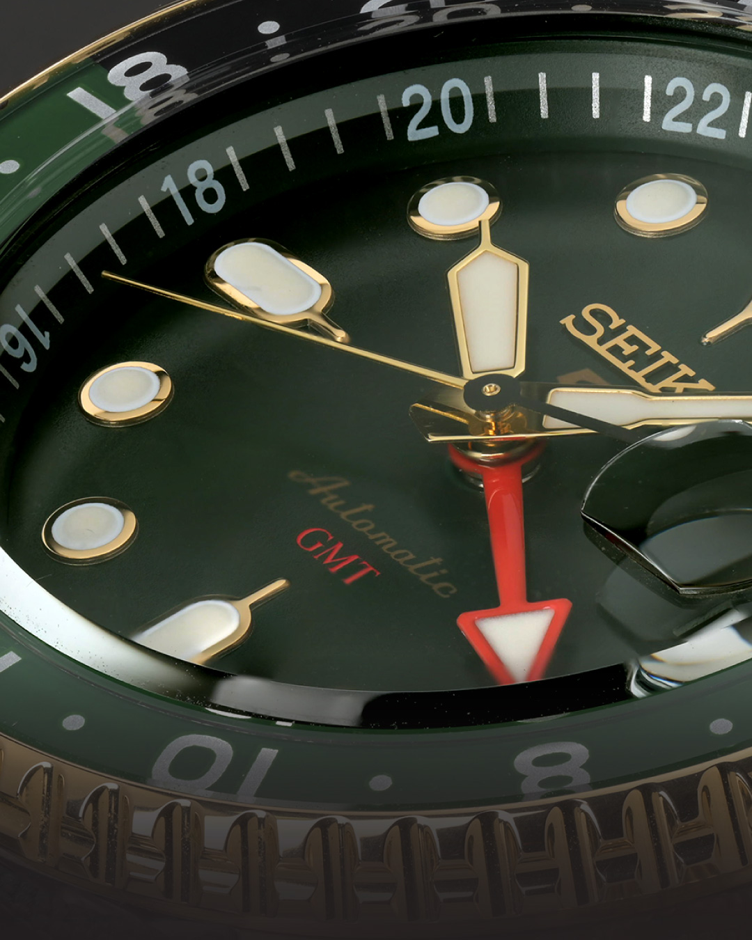 Seiko Forest Green Sunrise Watch
