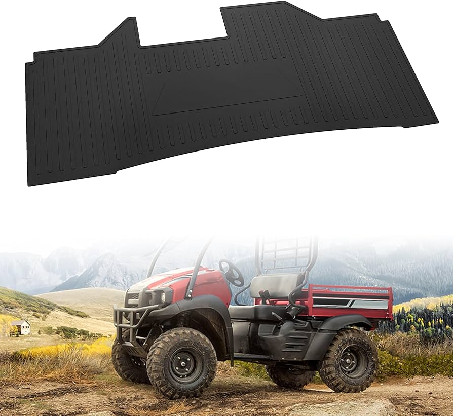 Amazon.com: SAUTVS TPE Floor Mat for Kawasaki Mule, Rubber Front