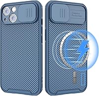 Vista 16 de Hitaoyou Funda magnética para iPhone 13 Mini, funda protectora para cámara iPhone 13 Mini [compatible con carga MagSafe] con cubierta deslizante
