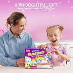 Klever Kits GlowSand Sand Art Kits for Kids, Glow in The Dark Sand Painting with 14 Colors, 6 Fantasy Templates & 4 DIY Sheets, Mess Free Arts and Crafts, Unicorn Christmas Gifts for Girls Ages 5+