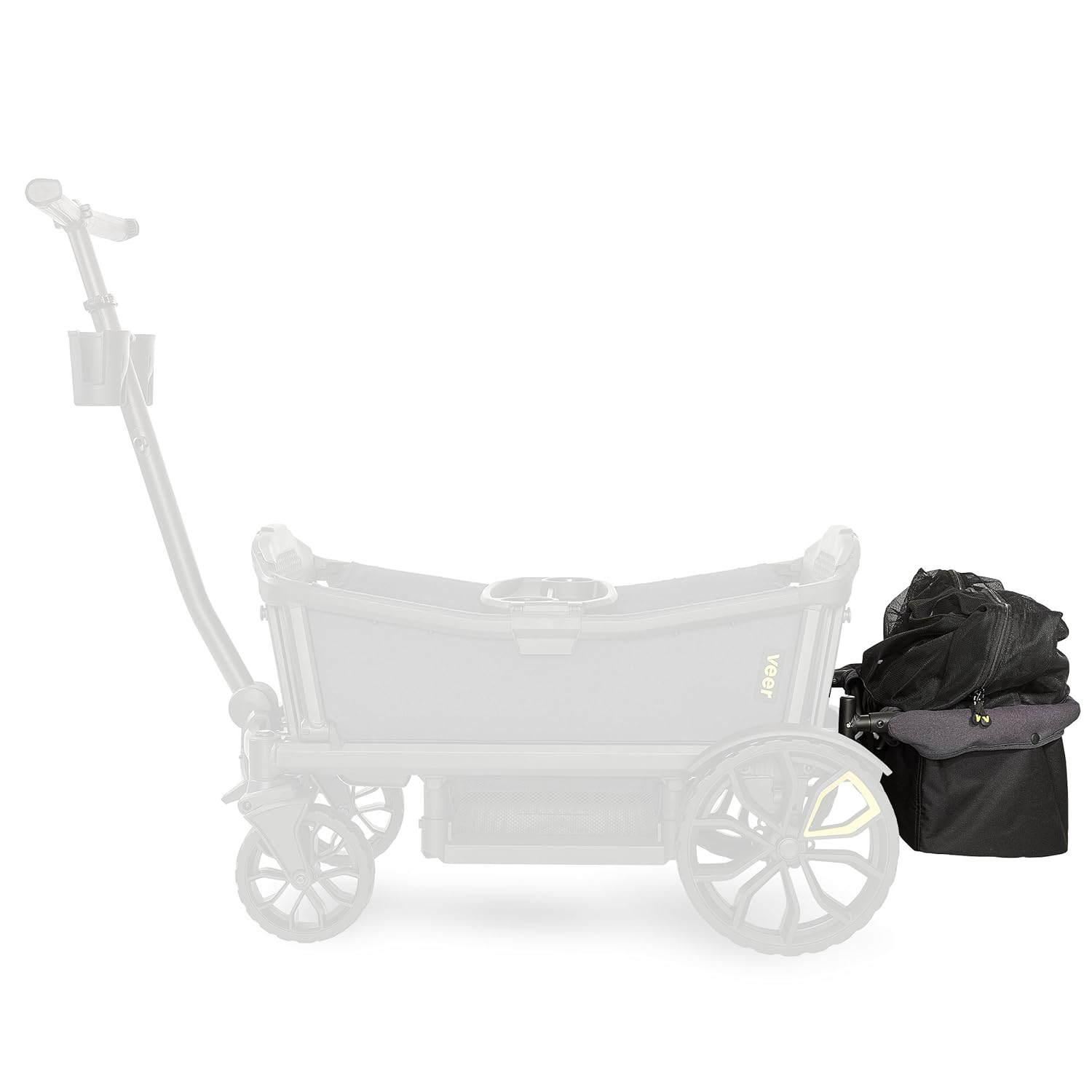 Veer Rear Foldable Storage Basket for Veer All-Terrain Cruiser 2 Seater. NOT Compatible with All-Terrain Cruiser XL 4 Seater or Cruiser-City Models.