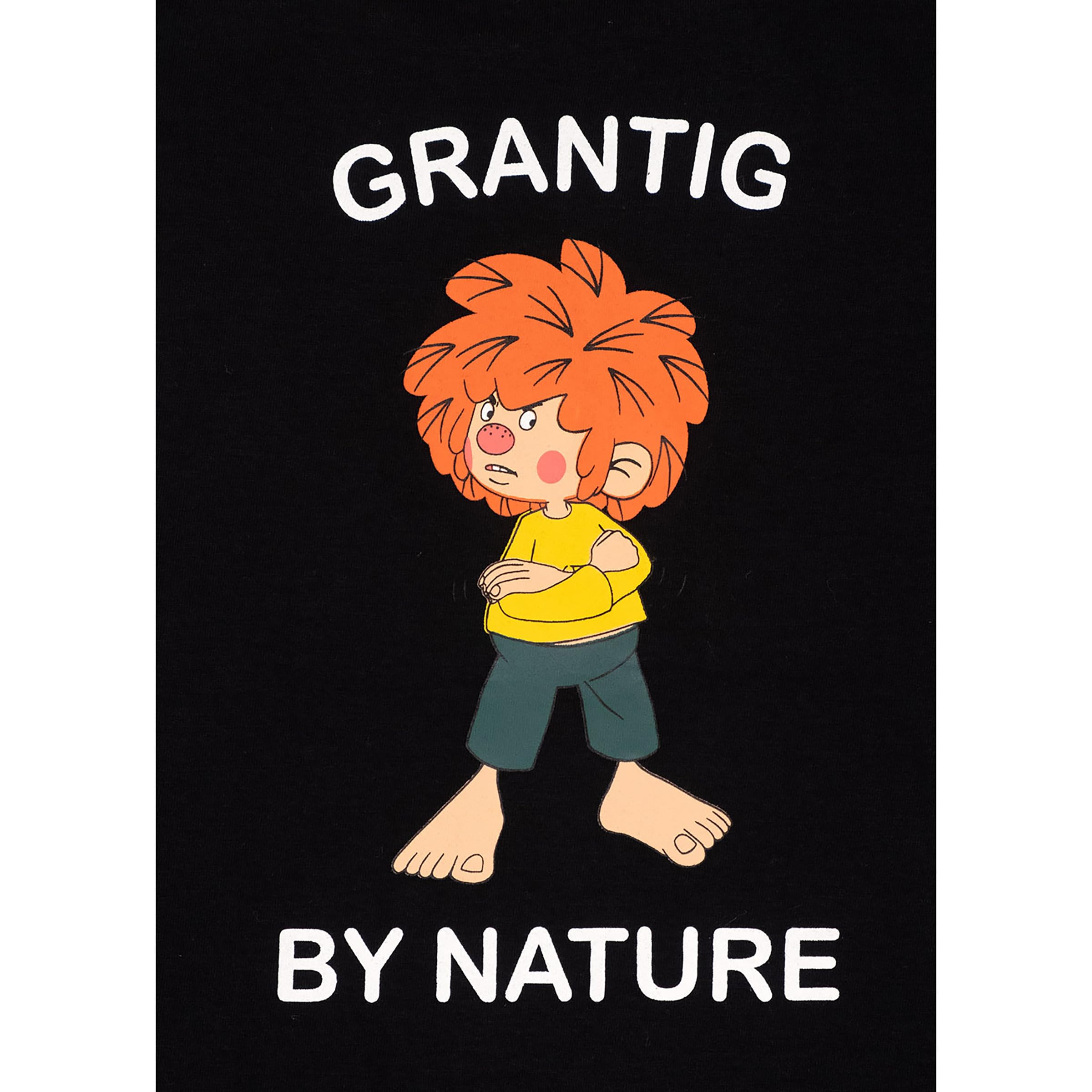 Bavarian Caps Grantig by Nature T-Shirt Schwarz | Größe S