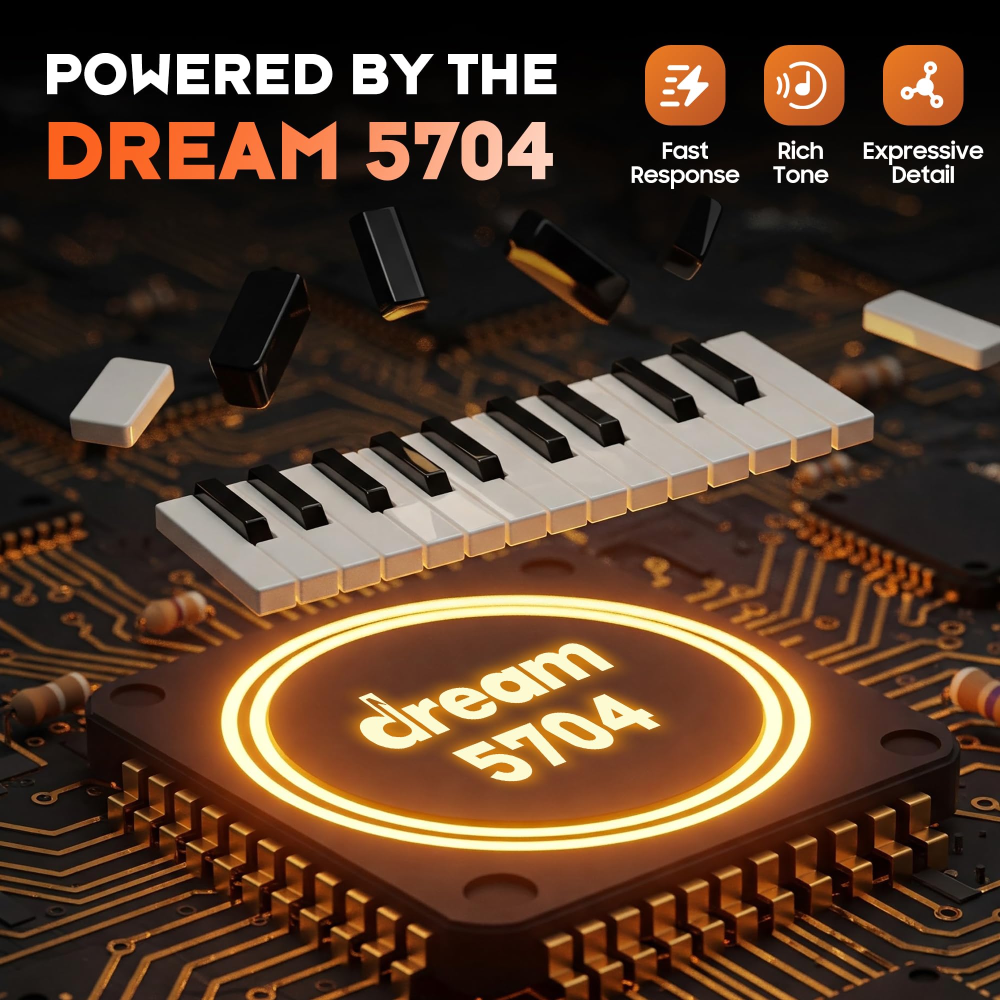 CAHAYA Pianoforte Digitale 88 Tasti – Piano Elettrico a Grandezza Naturale con Tasti Pesati, Corpo in Legno, 380 Suoni, Triplo Pedale per Principianti, Supporta USB-MIDI