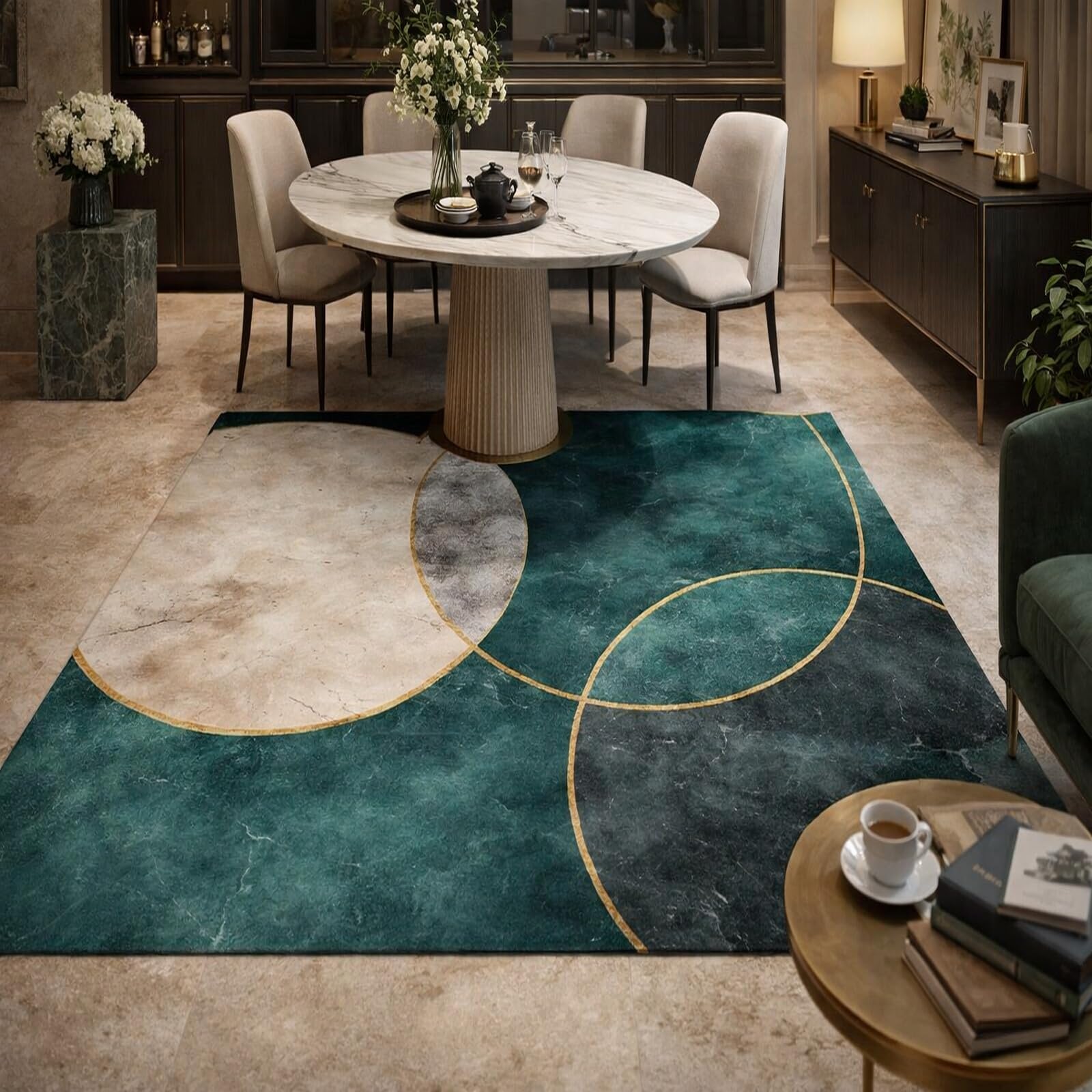Alfombras para sala de estar Rururug 70x140 cm lavables