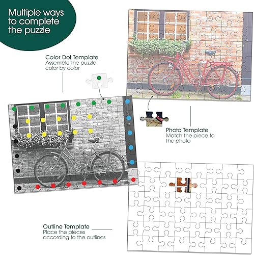 Miniatura 3 de Keeping Busy Rompecabezas de demencia para personas mayores Retro Ride 48 piezas Alzheimer rompecabezas para personas mayores con demencia