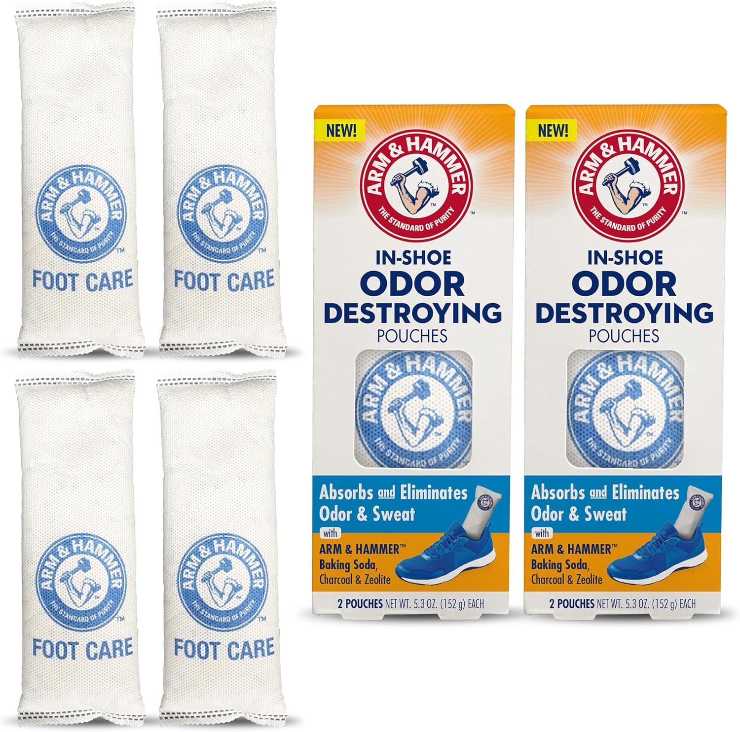 Arm Hammer In-Shoe Odor Destroying Pouches, Shoe Bahrain