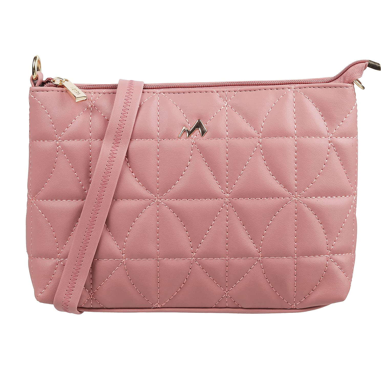 Metro Womens Synthetic Peach Zip Top Sling (One Size) (B0B34YKQSH) Amazon Price History, Amazon Price Tracker