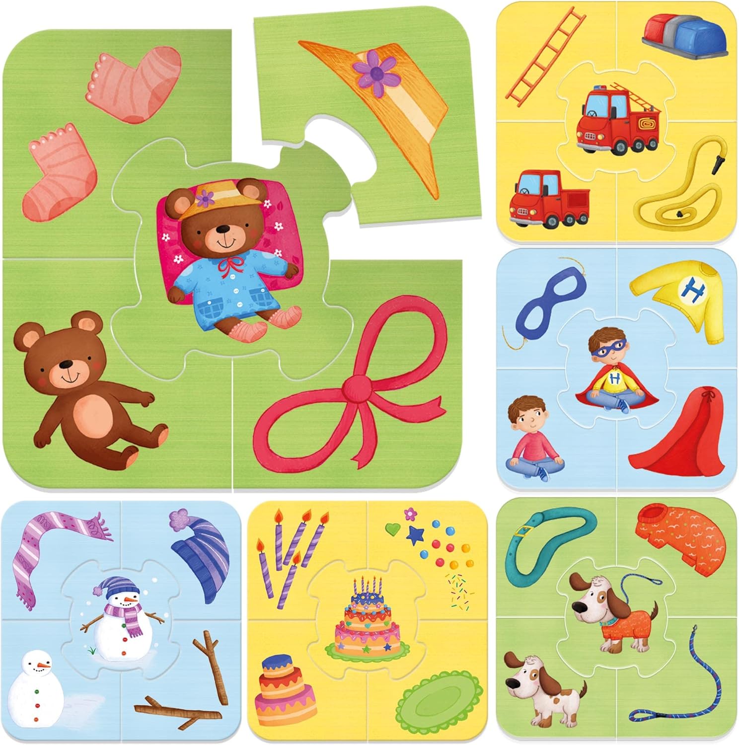 Headu - Italy,Snowman Educational Box Game, IT54921, Multicolor, Medium