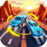 Two Cars Twin Drift Spin Rotate Car Gemini Ride Challenge