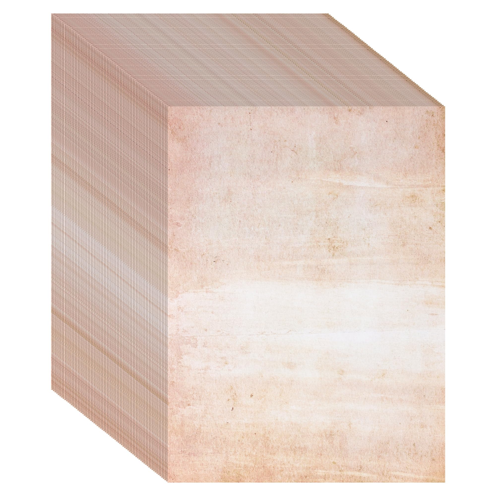 SEUNMUK 150 Sheets Vintage Letter Paper A4, Old Looking A4 Parchment Paper 100 GSM, Antique Textured Writing Papers, Double-Sided Vintage Print Paper for Writing Printing Letters