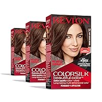 Vista 14 de Revlon ColorSilk Beautiful Color 41 marrón medio 1 ea (paquete de 5)