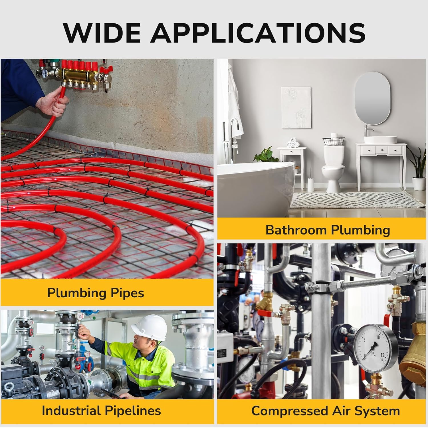 Tee 1/4" NPT Female × 1/4" NPT Male × 1/4" NPT Female, Brass Pipe Fitting, Barstock Street Tee 3 Way Adapter for Propane, Oil, Gas, Air Flow Systems, Corrosion Resistant, 1200 PSI Rated, 2 Pack