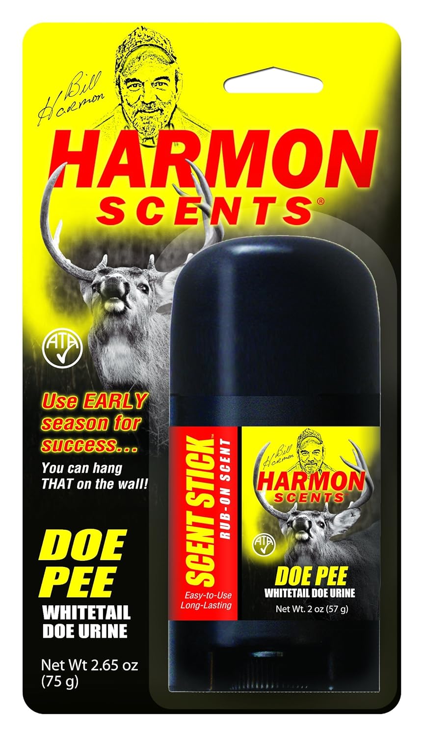 Buy Harmon Scents Doe Pee Rub On Scent Stick HDPSS Whitetail Urines Deer Hunting