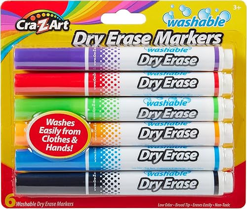 Miniatura 2 de Cra-Z-Art Marcadores de borrado en seco lavables para la escuela, 10 unidades