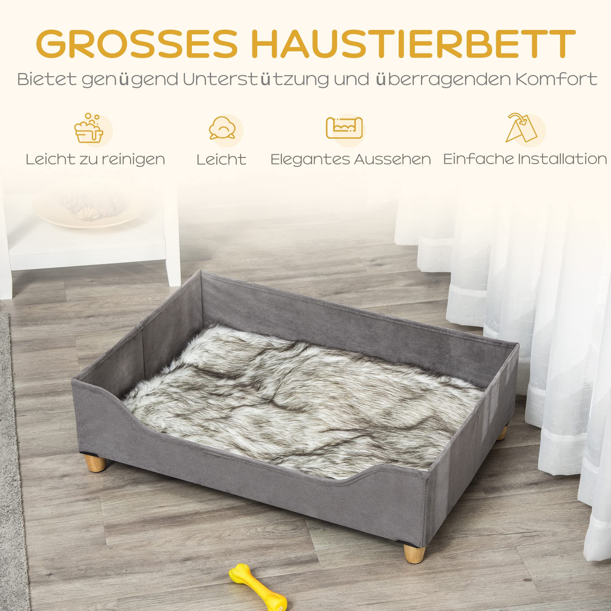PawHut Haustiersofa Hundematte Hundebett Hundesofa  Produktbild-Vorschau 10