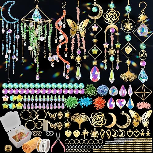 730PCS DIY Suncatcher Kit for Adults – 3D Spiral Suncatcher