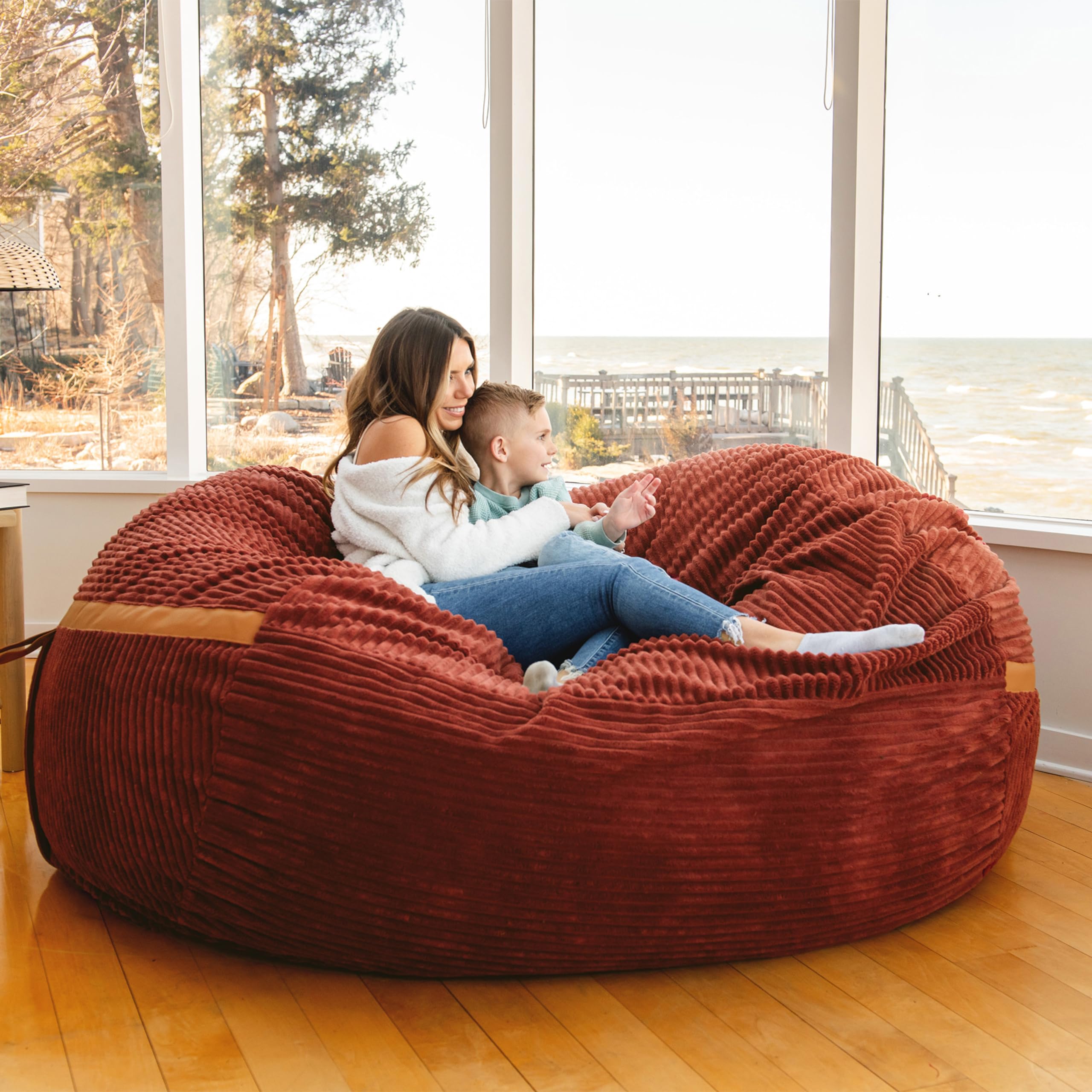 Wayfair Large Classic Bean Bag Latitude Run Upholstery Big Joe Fuf