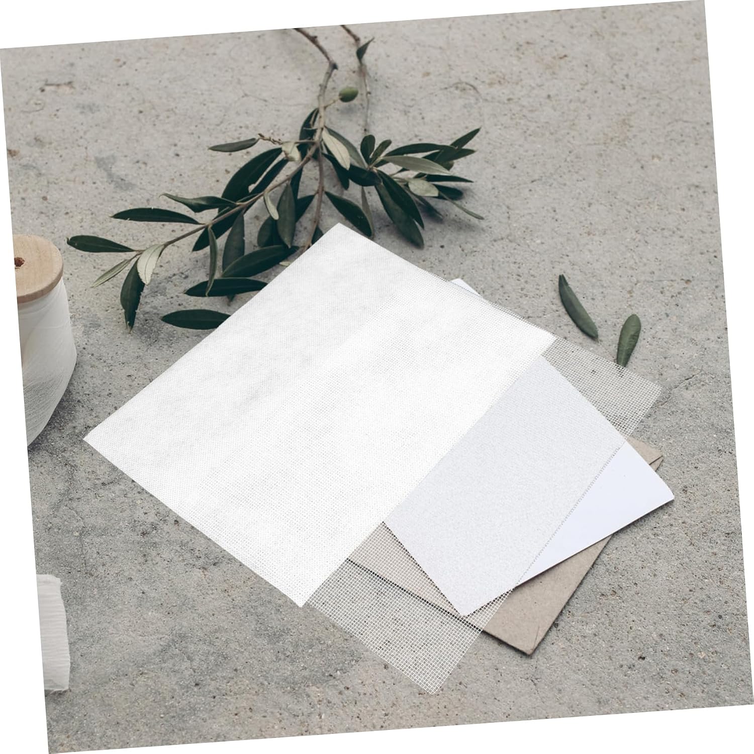 Gadpiparty 10sets Paper Making Screen Kit DIY Paper Crafts Supplies Mesh Cloth Panel Dried Flowers Craft Traditional Frame