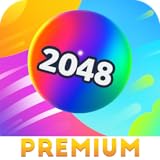 Rolling Ball Number Merge - Coloured Ball 2048 Games