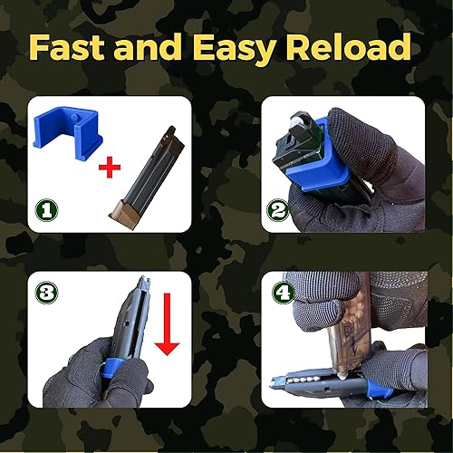 Miniatura 2 de Cargador de velocidad Airsoft para cargadores de pistola Recarga rápida y fácil