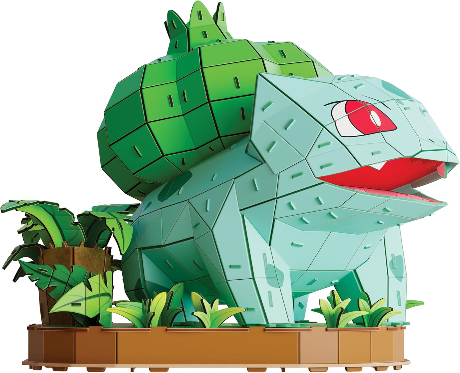 4D Build, Pokémon Bulbasaur 3D Model Kit, Pokémon Figure, Kanto First Partner Collection, Desk Décor, 195 Pieces, for Ages 12 & Up