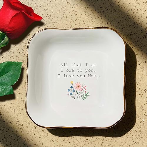 Miniatura 2 de Plato de cerámica para joyería, regalo de boda para la madre de la novia, regalo de despedida de soltera, regalos para mamá de novia, regalo