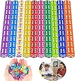 Les petits dés transparents que j'utilise