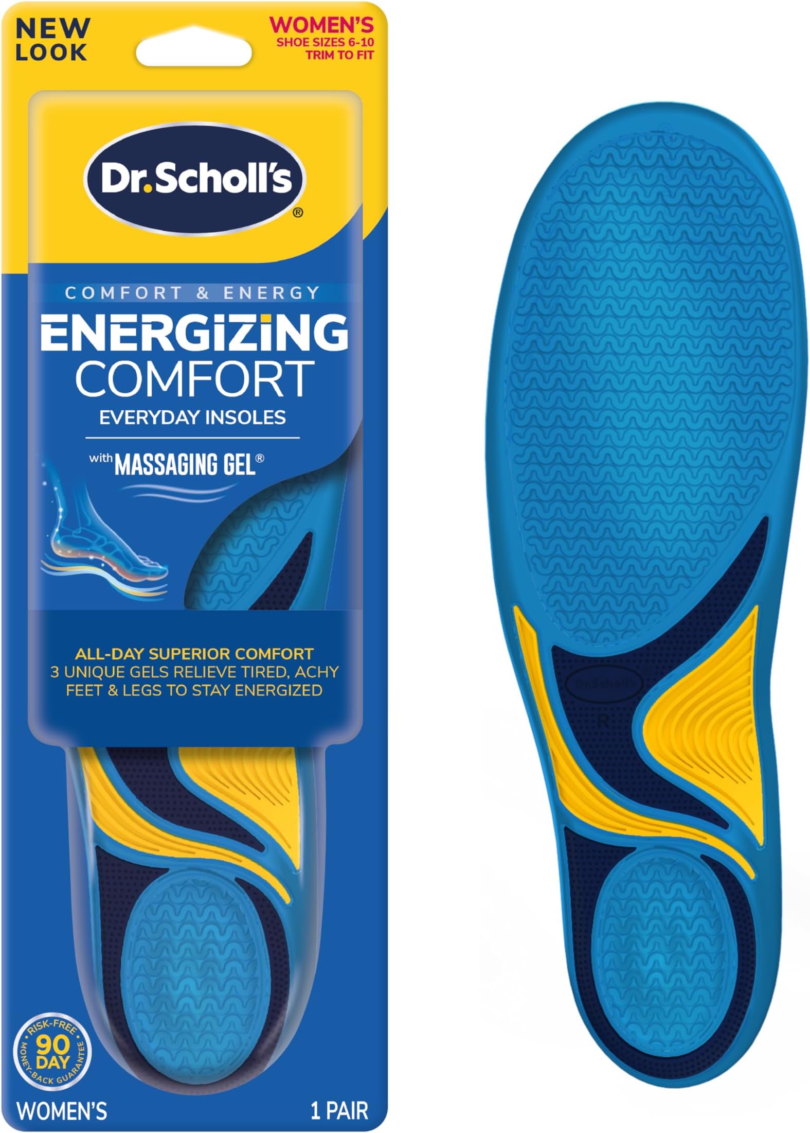 Dr. Scholl's Massaging Gel Work Men's Insoles, Size 813