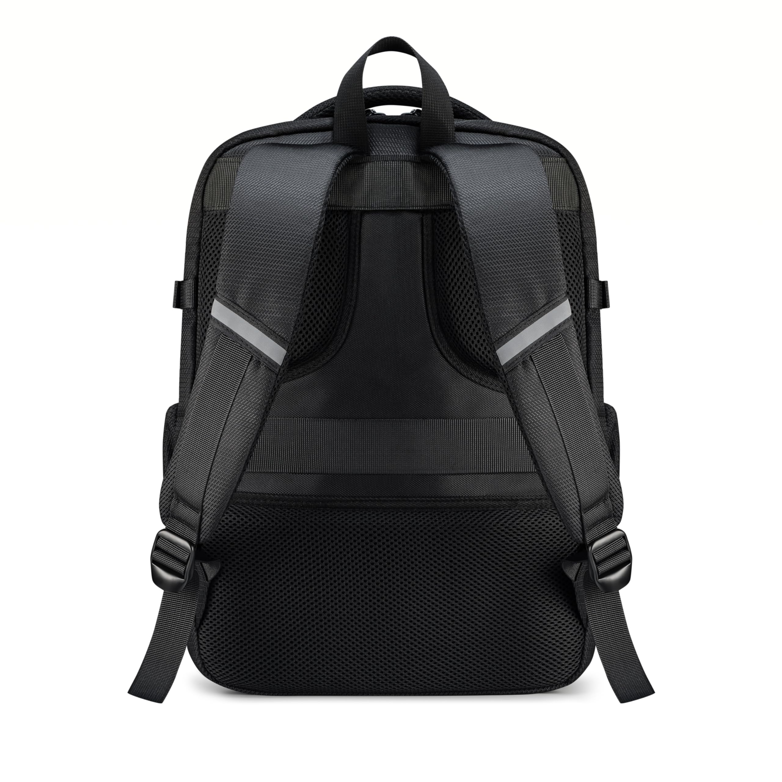 BARRENS Handgepäck Rucksack 40x30x20 cm Reiserucksack Flugzeug für Ryanair Wizzair Eurowings Travel Backpack mit Laptopfach 14 Zoll Cabin Bag mit 2 Hauptfächern (Schwarz 23L)