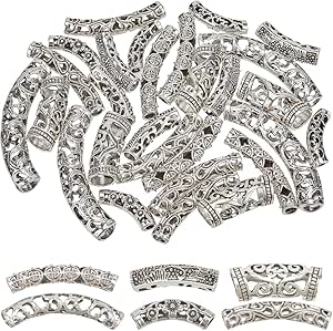 54-teiliges Schmuck Bastelset | Messing Anhänger & Bügel | DIY Schmuck